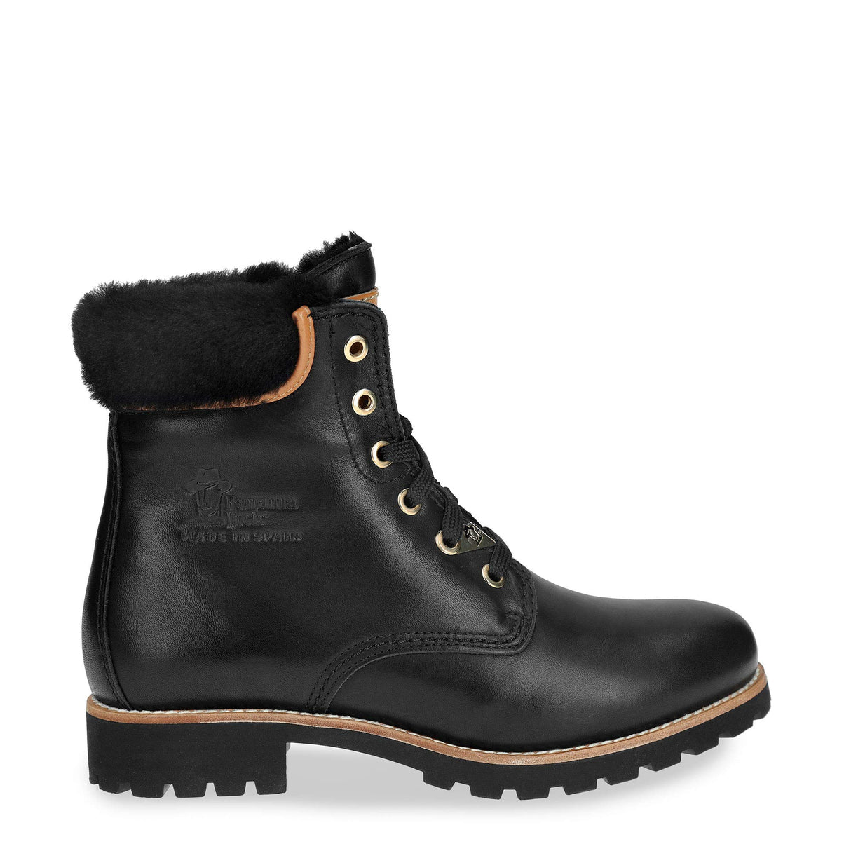 Panama Jack Panama 03 Igloo Travelling, Botas Militar Mujer, Negro (Negro B2), 36 EU
