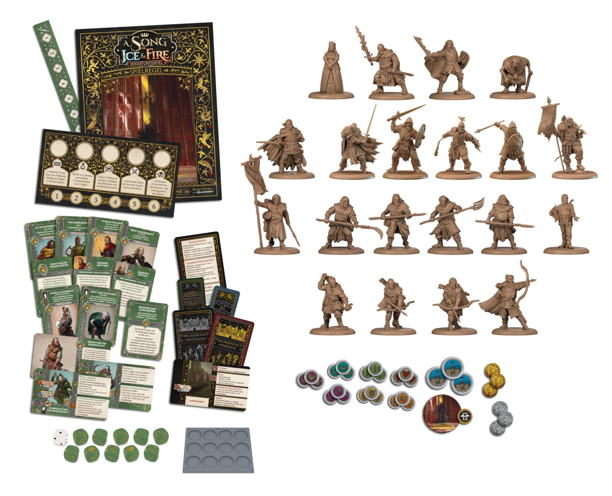 CMON, A Song of Ice & Fire – Juego de iniciación de fraternidad sin Pancarta para 2 Jugadores, a Partir de 14 años, 45-60 Minutos, alemán