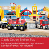 BRIO - Set Deluxe de Ferrocarril y Transporte de Carga, Ferrocarriles, Set de Construcción, Tren Juguete, Juguetes Niños 3 Años o más, Juegos Educativos 3 Años