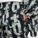 NIKE Chándal De Fútbol Tejido Con Capucha Para Hombre Fc Barcelona Third, Black/Pewter Grey/Lime Blast, FQ3038-010, 3XL