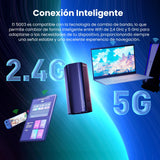 Tenda 5G03 - Router 5G NR LTE, Router Wi-Fi 6 AX1800, Velocidad hasta 4,67 Gbps, Easy Mesh, Plug&Play, 2 Puertos Gigabit, Conecta hasta 128 Dispositivos, WPA3, OFDMA, MU-MIMO