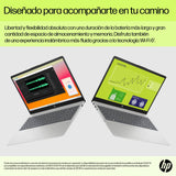 HP 15-fd2012ns - Ordenador portátil de 15.6" FHD (Intel Ultra 7-255U, 32GB RAM, 1TB SSD, Intel Iris Xe Graphics, Sin Sistema operativo) Plata y Azul - Teclado QWERTY Español