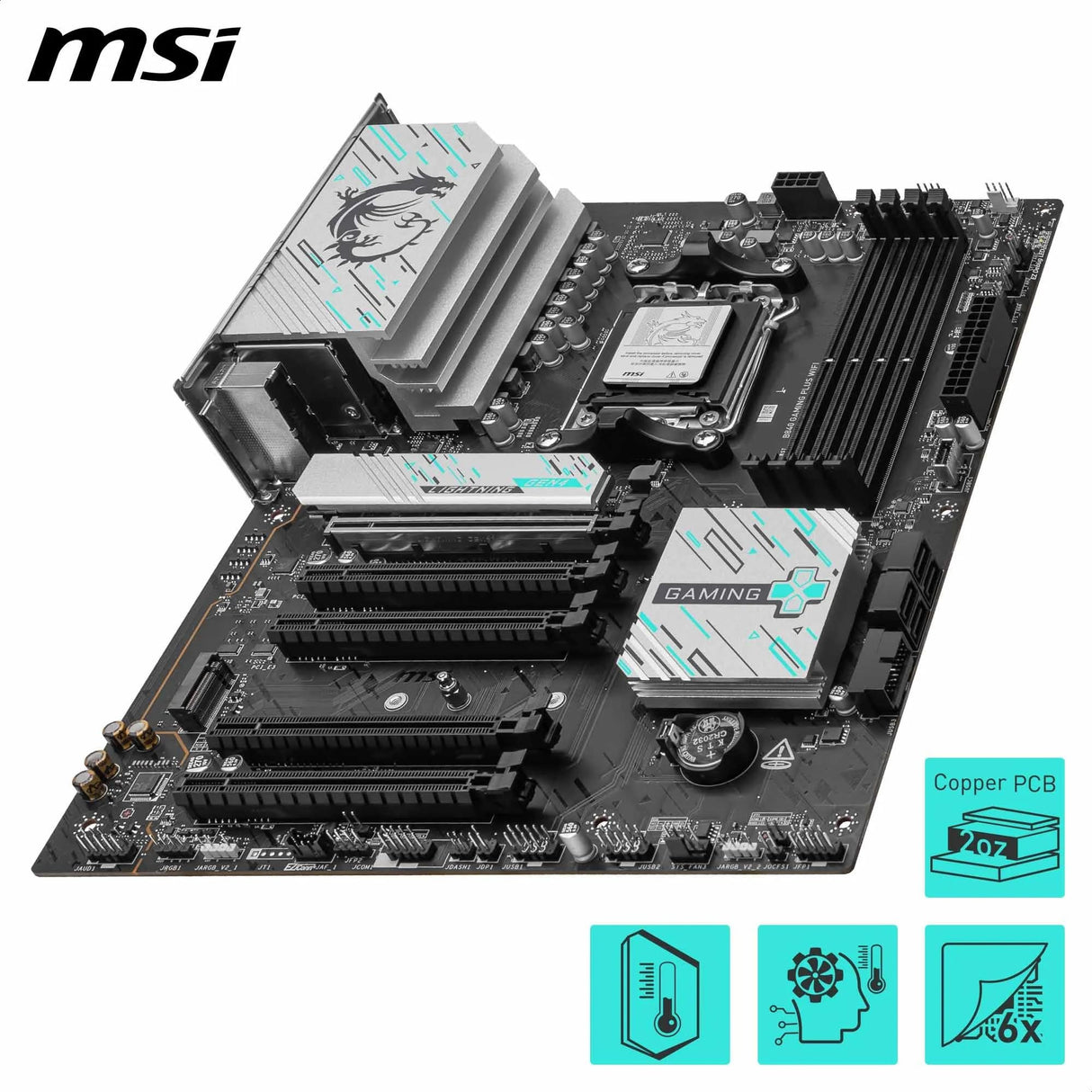 MSI AMD B840 Gaming Plus WiFi Socket AM5 - Placa Base
