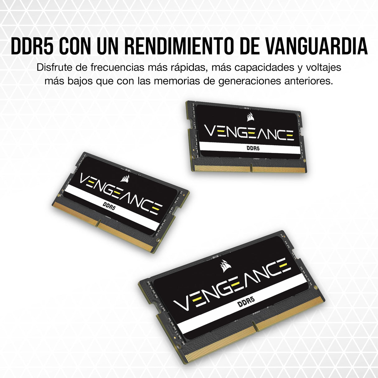 CORSAIR Vengeance SODIMM DDR5 RAM 48GB (2x24GB) 5600MHz CL48-48-48-90 1.10V Intel XMP 3.0 Memoria del Portátil – Negro (CMSX48GX5M2A5600C48)