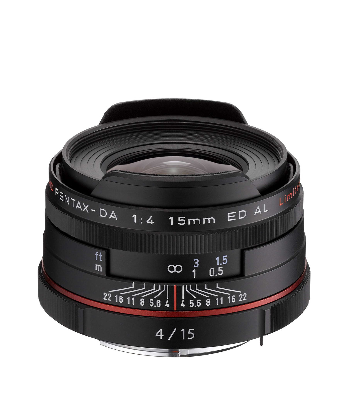 Pentax HD Pentax-DA 15 mmF/4 ED AL Limited Lente Negro