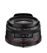 Pentax HD Pentax-DA 15 mmF/4 ED AL Limited Lente Negro