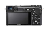 Sony ILCE6100AB.CEC Alpha 6100 Cámara Evil APS-C, Enfoque automático rápido 0.02s, Eye AF para Personas y Animales, grabación de vídeos en 4K y Pantalla inclinable, Cargador Incluido