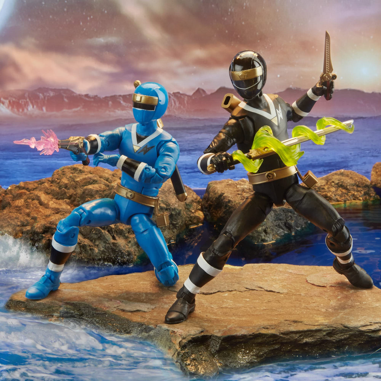 Power Rangers - Lightning Collection - Pack de 5 Alien Rangers - Figuras Premium coleccionables de 15 cm con Accesorios