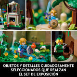 LEGO The Legend of Zelda Gran Árbol Deku “2 en 1”, Kit de Maquetas para Adultos con Zelda y 3 Minifiguras de Link, Regalo para Fans de los Videojuegos Ocarina of Time y Breath of The Wild 77092