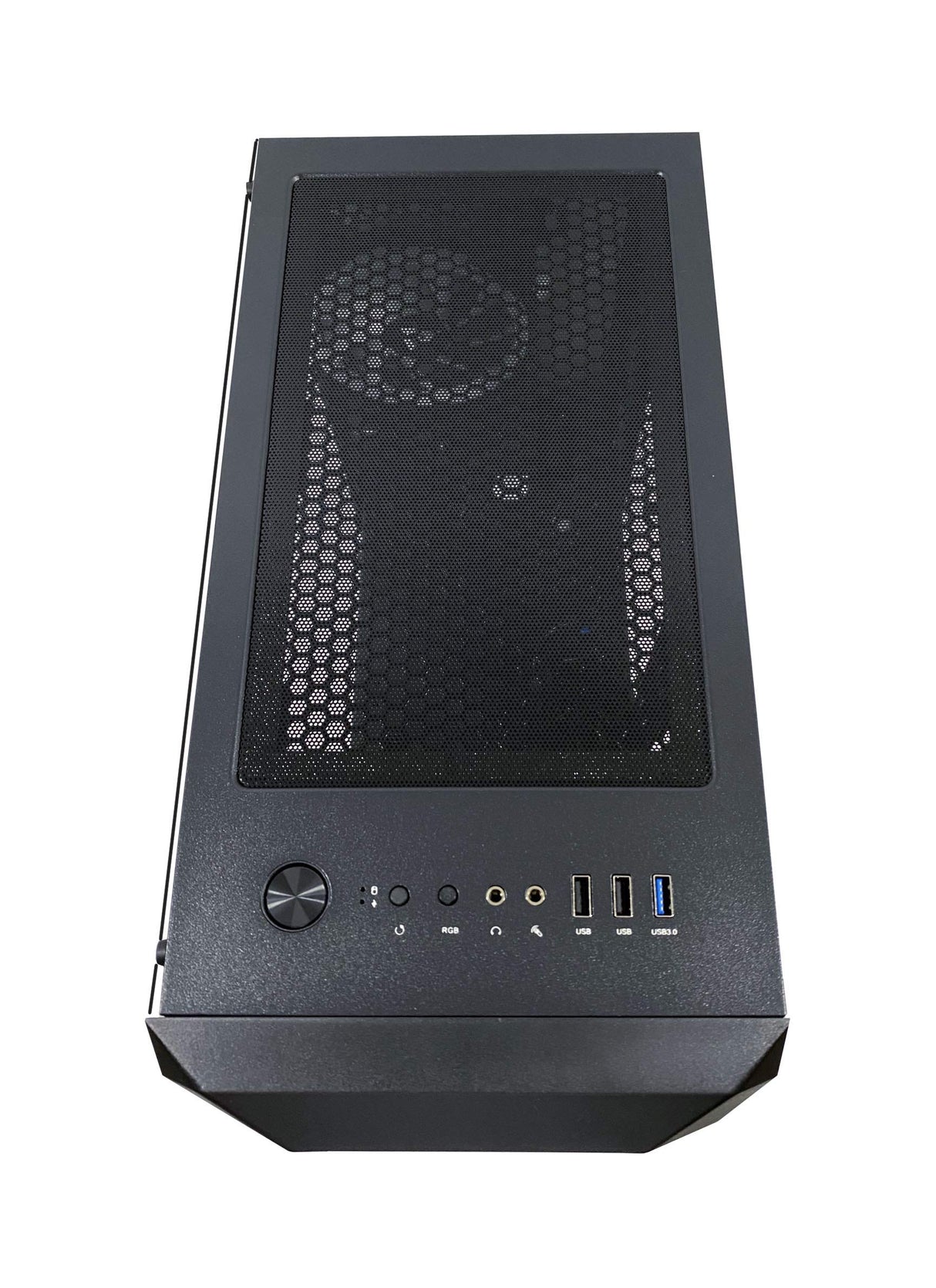 Apevia Prodigy-BK Micro-ATX - Carcasa para Juegos con 1 Panel de Vidrio Templado, Puertos USB 3.0/USB 2.0/Audio, 3 Ventiladores RGB, Marco Negro