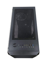 Apevia Prodigy-BK Micro-ATX - Carcasa para Juegos con 1 Panel de Vidrio Templado, Puertos USB 3.0/USB 2.0/Audio, 3 Ventiladores RGB, Marco Negro