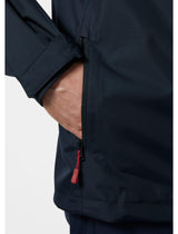 Helly Hansen Hombres Chaqueta Crew 2.0, Azul Marino, L