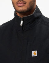 Carhartt Washed Duck Lined Mock Neck Vest, Ropa Exterior de Trabajo Hombre, Negro (Black), M