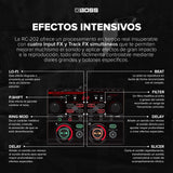 BOSS RC-202 Loop Station | Loops con las manos para creadores musicales progresivos | Dos pistas estéreo | 64 memorias de frase | Interfaz de audio/MIDI USB