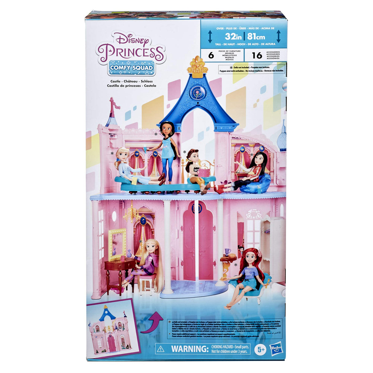 Disney Princess DPR Castillo Comfy, Exclusivo en Amazon