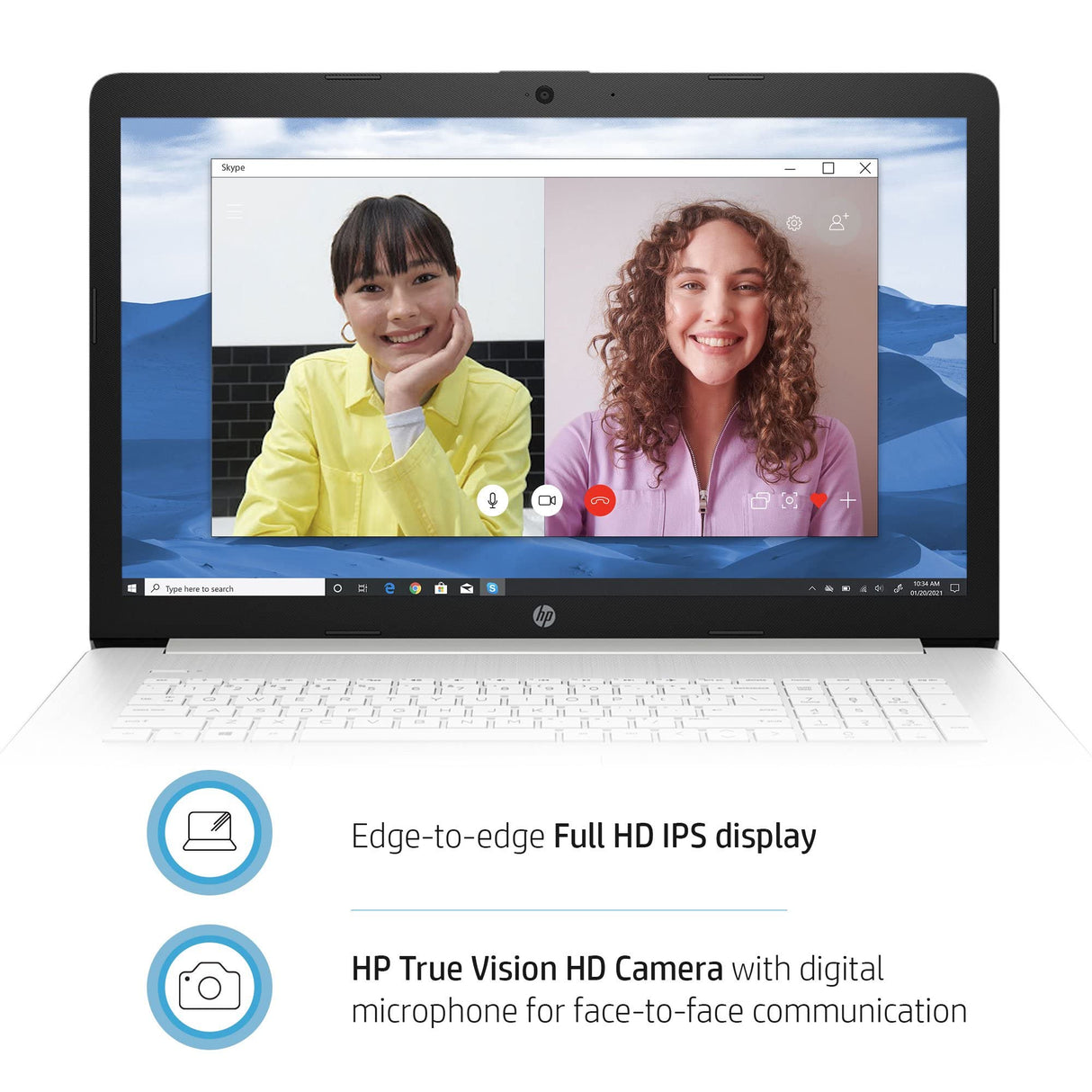HP 17 Windows 10 Pro Business Laptop, 17,3" FHD Anti-Glare 300 nits, Intel Core i3-1115G4 up to 4,1GHz (Beat i5-10210U), 64GB DDR4 RAM, 2TB PCIe SSD, 802.11AC WiFi, Bluetooth 4.2, 64GB Flash Drive