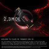SANDISK Optimus GX Pro 8100 PCIe Gen 5 NVMe SSD 8 TB (velocidades de Lectura/Escritura secuenciales de hasta 14 900/13 200 MB/s, TLC 3D CBA NAND, hasta 4 800 TBW)