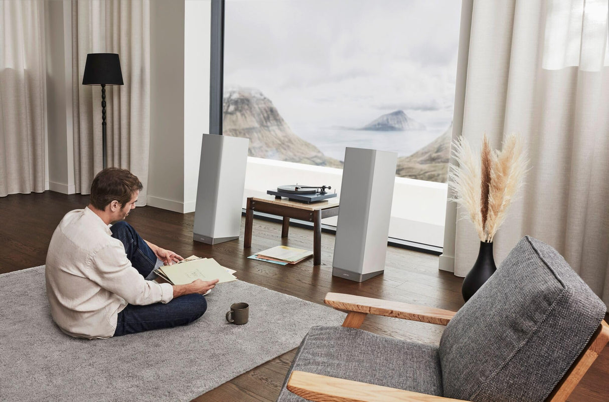 Jamo S7-25F Pair of Floor Speakers Grey Cloud Pareja de Altavoces de Suelo con woofers de 14 cm Gris