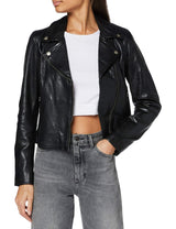 Freaky Nation Bali-FN SC Chaqueta de Cuero, Black, XL para Mujer