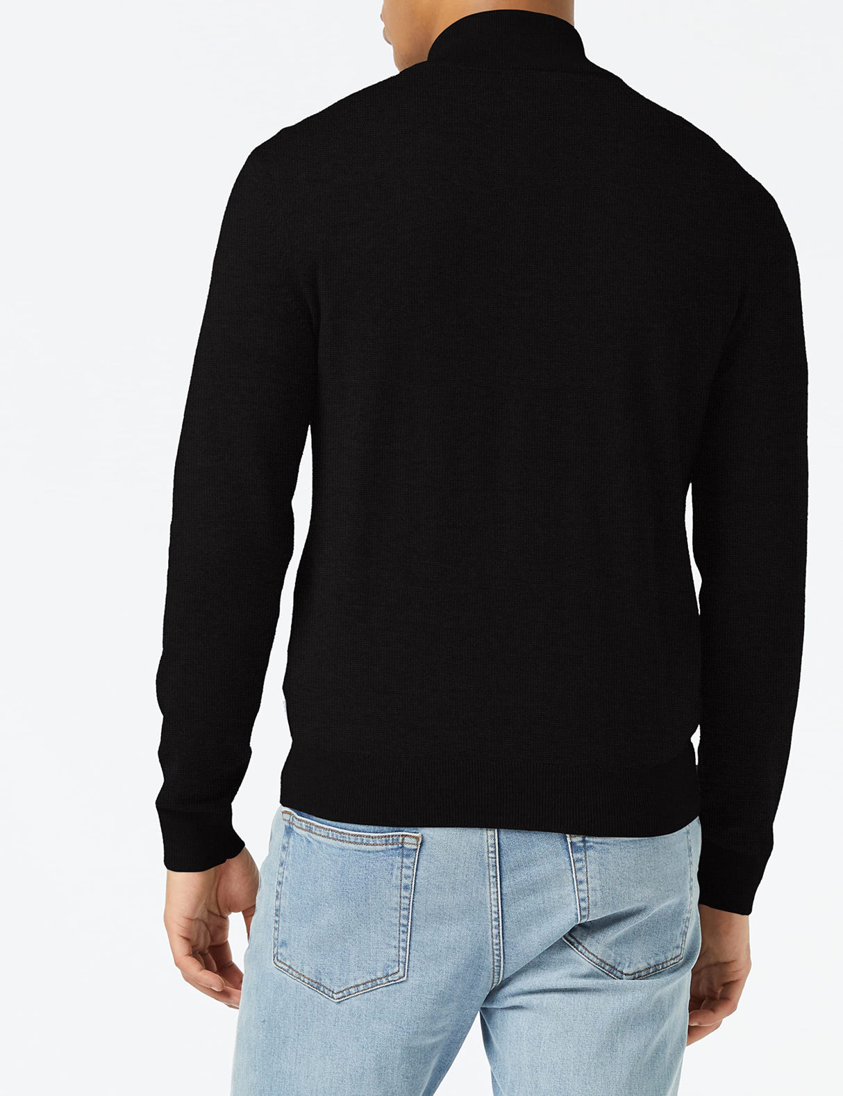 Armani Exchange Pullover Sweater Suéter para Hombre, Negro, XL