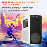 HP Ordenador sobremesa Gaming OMEN 16L (Procesador Intel Core Ultra 5 225F, 32GB RAM, 1TB SSD, Nvidia GeForce RTX 5060 8GB, Freedos) Blanco