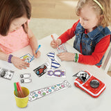 VTech - Kidizoom Print CAM roja, Cámara de Fotos instantáneas y vídeos para niños +5 años, Impresión Instantánea, Plantillas, Efectos y Marcos, Versión ESP
