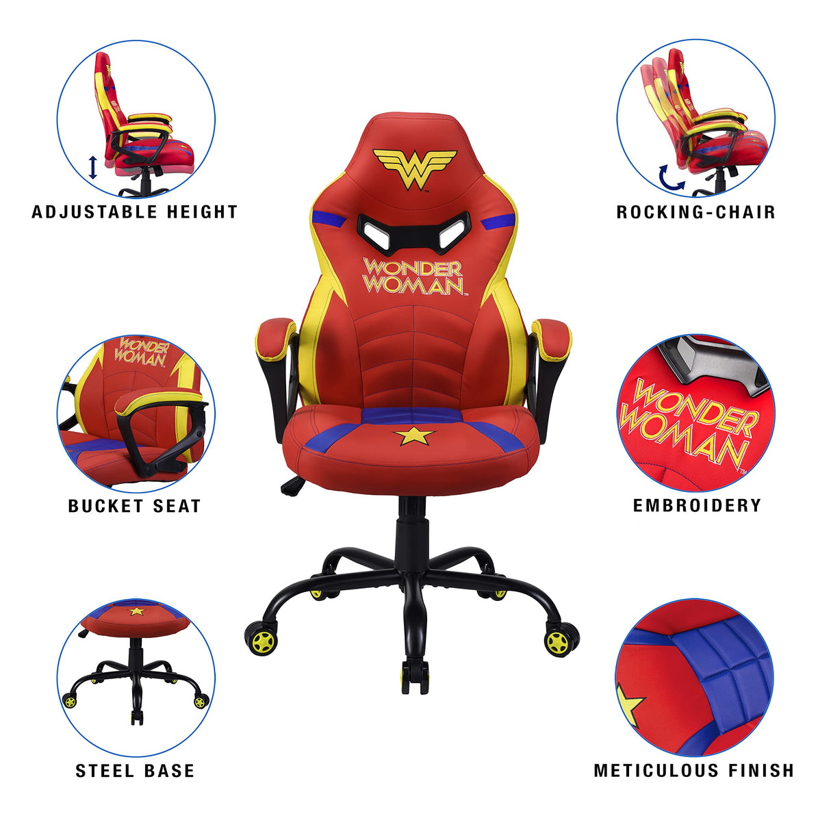 Subsonic, Silla Gaming Junior Wonder Woman de DC Comics