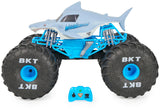 Monster Jam, camión Monstruo Todoterreno Mega Megalodon Oficial por Control Remoto, Escala 1:6, Juguetes para niños y niñas a Partir de 4 años