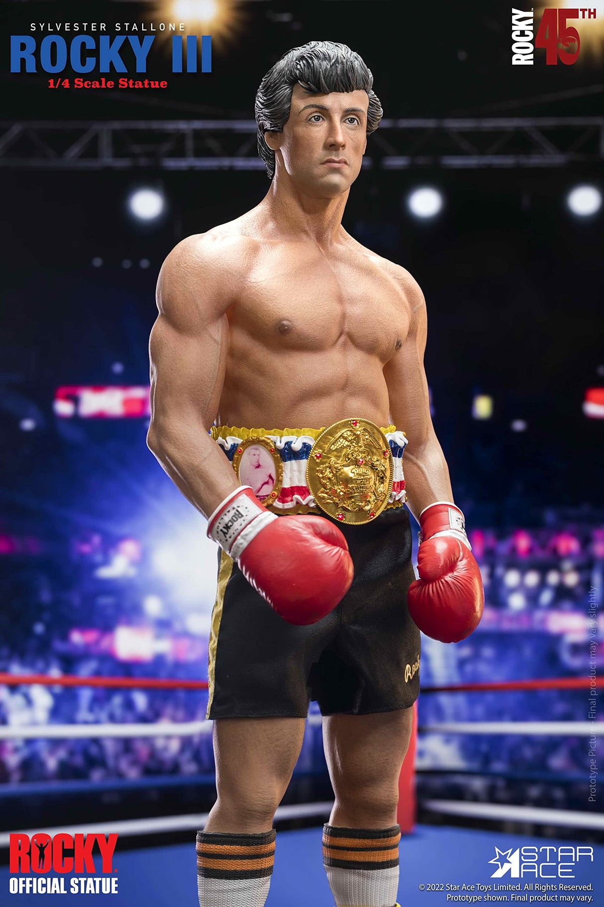 STAR ACE Toys Rocky III - Estatuilla 1/4 Rocky Balboa 46 cm