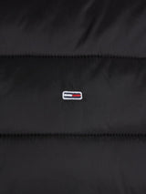 Tommy Jeans Cazadora Acolchada Mujer Quilted Tape Hood Jacket con Capucha, Negro (Black), XXS