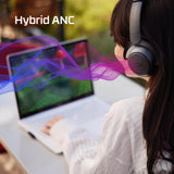 HyperX Cloud Mix 2 - Auriculares inalámbricos con cancelación de Ruido, Gaming, música, Llamadas, Bluetooth 5.3 o USB-C, batería 110h, Color Negro
