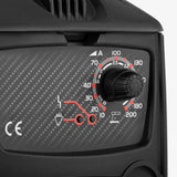 Telwin Force 205 Soldadora inverter a electrodo MMA con casque de soldadura automático y accesorios para soldadura, 200A