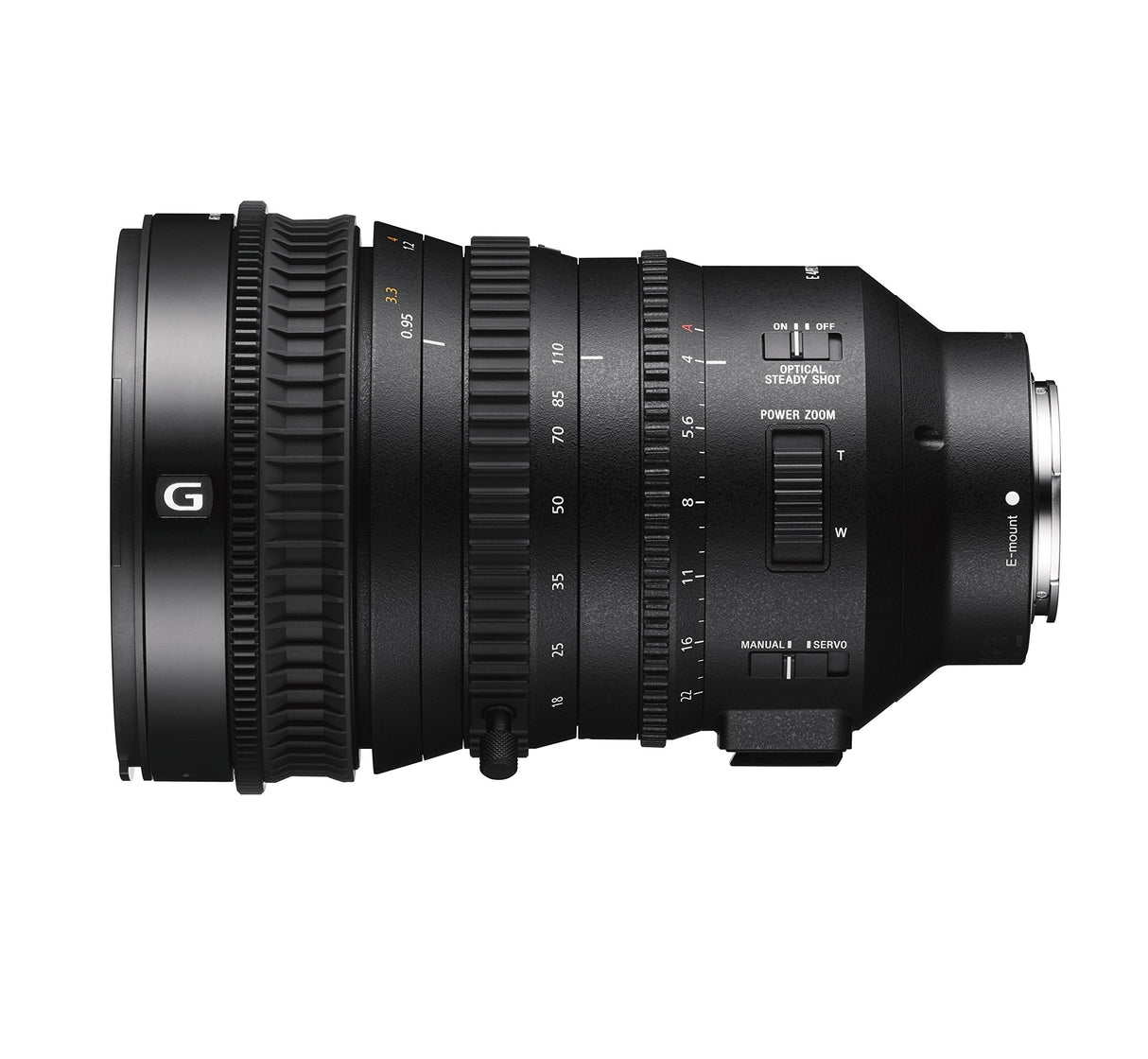 Sony SEL-P18110G G - Objetivo con Zoom (18-110 mm, F4, OSS, APS-C, Adecuado para A6000, A5100, A5000 y Nex Series, Montura E), Color Negro