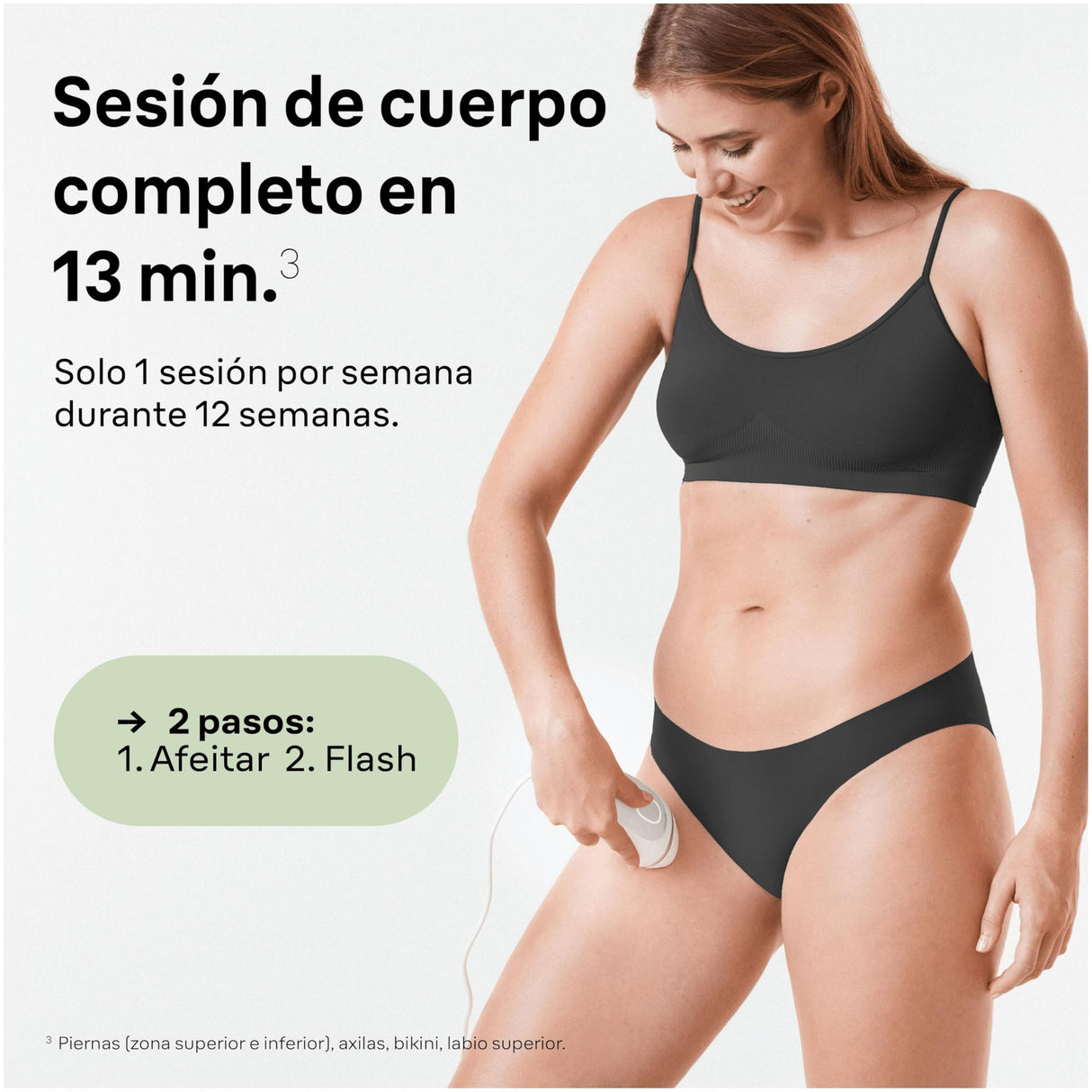 Braun Luz Pulsada Silk-Expert Mini Depiladora IPL, Reducción Del Vello En Casa, Tamaño Compacto, Alternativa a Depilación Láser, Fácil, Segura Y Eficiente, Blanca/Plateada, PL1100
