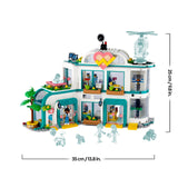 Lego Friends Hospital de Heartlake City con Helicóptero de Juguete y Mini Muñecos de Personajes, Set de Construcción para el Juego de rol de Doctores, Regalo para Niñas y Niños de 7 Años o Más 42621