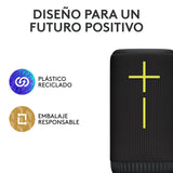 Ultimate Ears EVERBOOM, Altavoz Bluetooth portátil inalámbrico, Graves potentes, Sonido inmersivo de 360 Grados, Impermeable IP67, Flota, 20 Horas de batería, Radio de acción 55m - Negro
