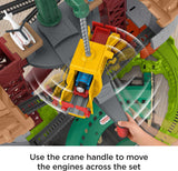 Conjunto de juego motorizado de supertorre de trenes y grúas de Thomas & Friends