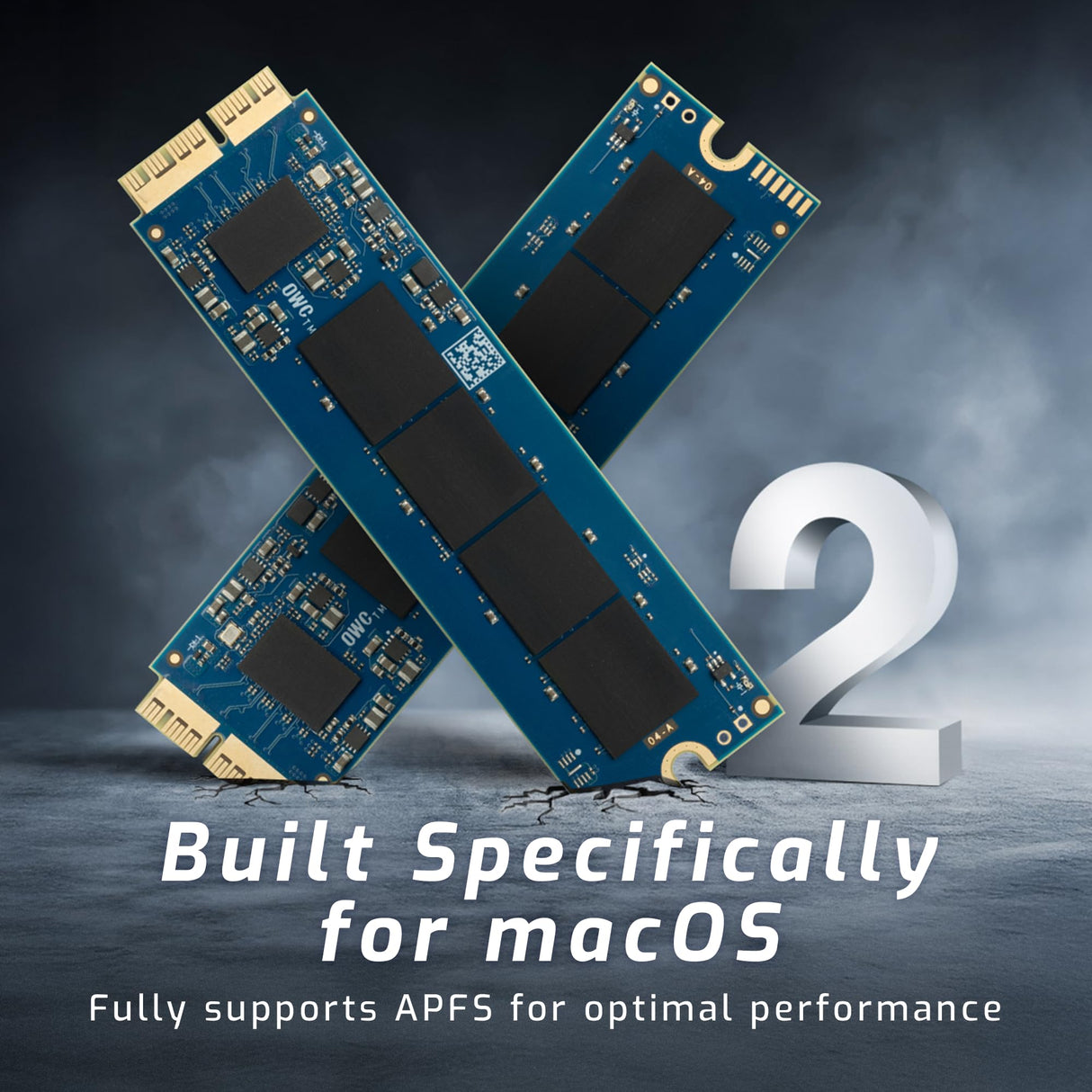 OWC 2TB Aura Pro X2 Gen4 NVMe SSD Upgrade for Mac Pro (Late 2013-2019)