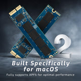 OWC 2TB Aura Pro X2 Gen4 NVMe SSD Upgrade for Mac Pro (Late 2013-2019)
