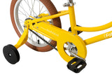 FabricBike Kids - Bicicleta con Pedales para niño y niña, Ruedines de Entrenamiento Desmontables, Frenos, Ruedas 12 y 16 Pulgadas, 4 Colores (Classic Honey, 16": 3-7 Años)