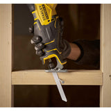 Stanley - Sierra Sable BRUSHLESS V20 Li-Ion 18V, 2 velocidades 0-2.300/3.000 cpm, longitud de carrera 29mm. Sin cargador/batería.