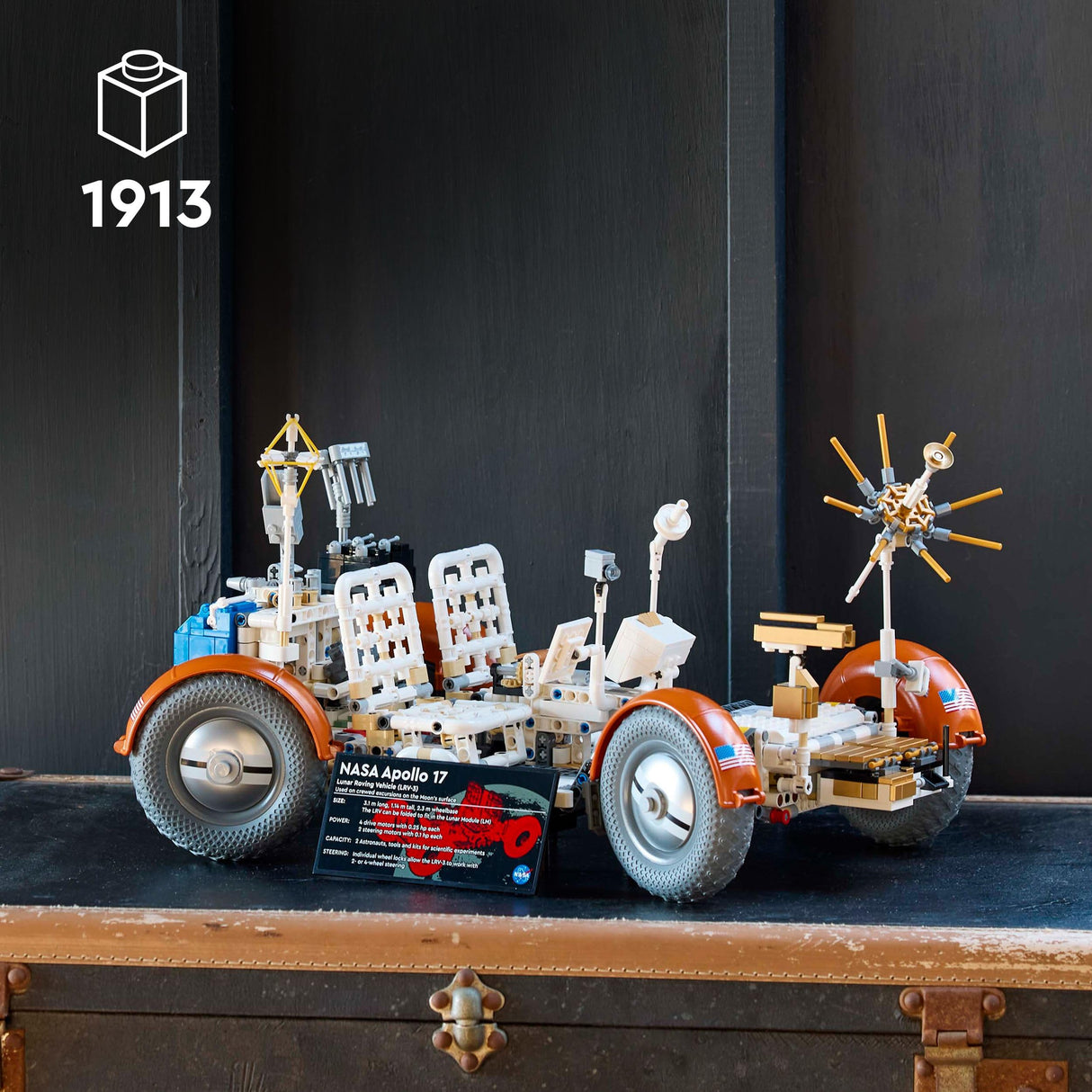 LEGO Technic Vehículo de Exploración Lunar NASA Apollo Róver Espacial, Maqueta para Adultos, Regalo Coleccionable para Hombres y Mujeres Fans de la Ciencia, Decoración del Hogar y Oficina 42182