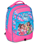 Seven Mermaid Magic - Carro escolar Jack de 3 ruedas, fucsia, mochila con carro desmontable de 33 litros, para escuela primaria y secundaria, niña, fucsia, Talla única, Casual