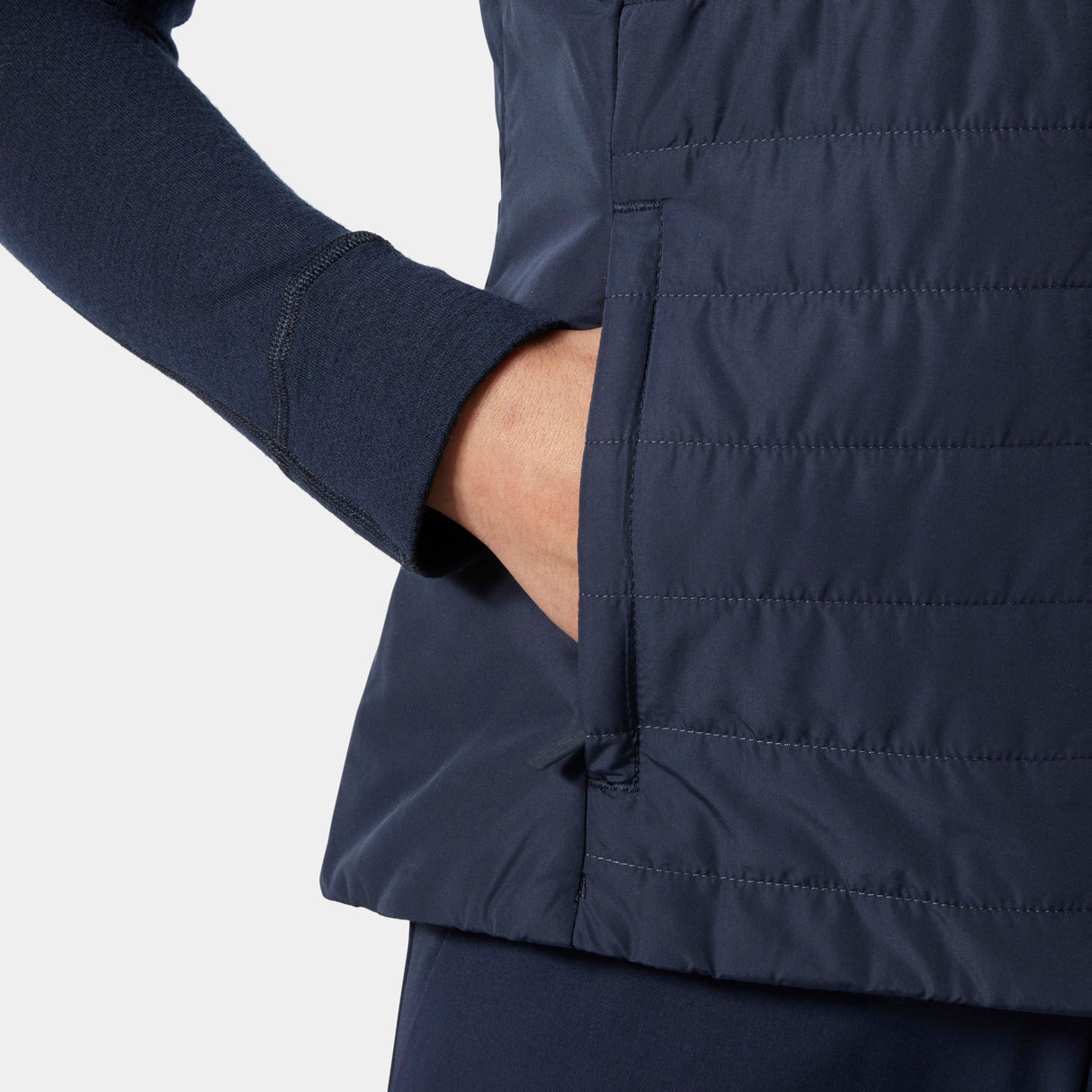 Helly Hansen Crew Insulator Vest 2.0, Chaqueta De Esquí Para Mujer, Azul (Blue), L