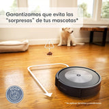 Robot Aspirador y friegasuelos 2en1 Roomba Combo j5+ con autovaciado Suciedad - Detección Suciedad - Ideal Mascotas - Mapeo avanzado - Detecta y Evita Objetos - Recarga y reanuda - Control Voz y App