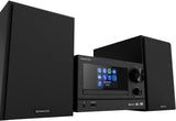 Kenwood M-7000S-B - Microcadena Color Negro, con Bluetooth, USB, CD y en Radio Dab + o FM - Mini Equipo de Musica para casa