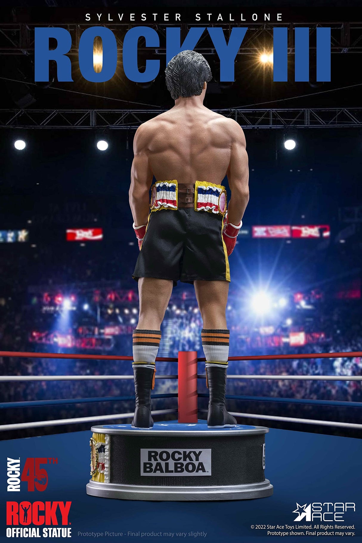 STAR ACE Toys Rocky III - Estatuilla 1/4 Rocky Balboa 46 cm