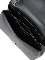 Calvin Klein Bolso bandolera Mujer Sculpted Flap con cadena, Negro (Black), Talla Única