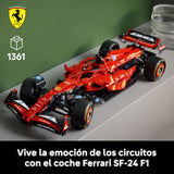 LEGO Technic Coche Ferrari SF-24 F1 Maquetas para Adultos - Coche de Carreras Rojo para Coleccionar - Regalo para Hombres, Padres o Pareja Aficionados a la Fórmula 1 - Detalles Navideños 42207