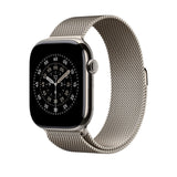 Apple Watch Band - Pulsera Milanese Loop - 46 mm - Titanio Natural - Talla M/L